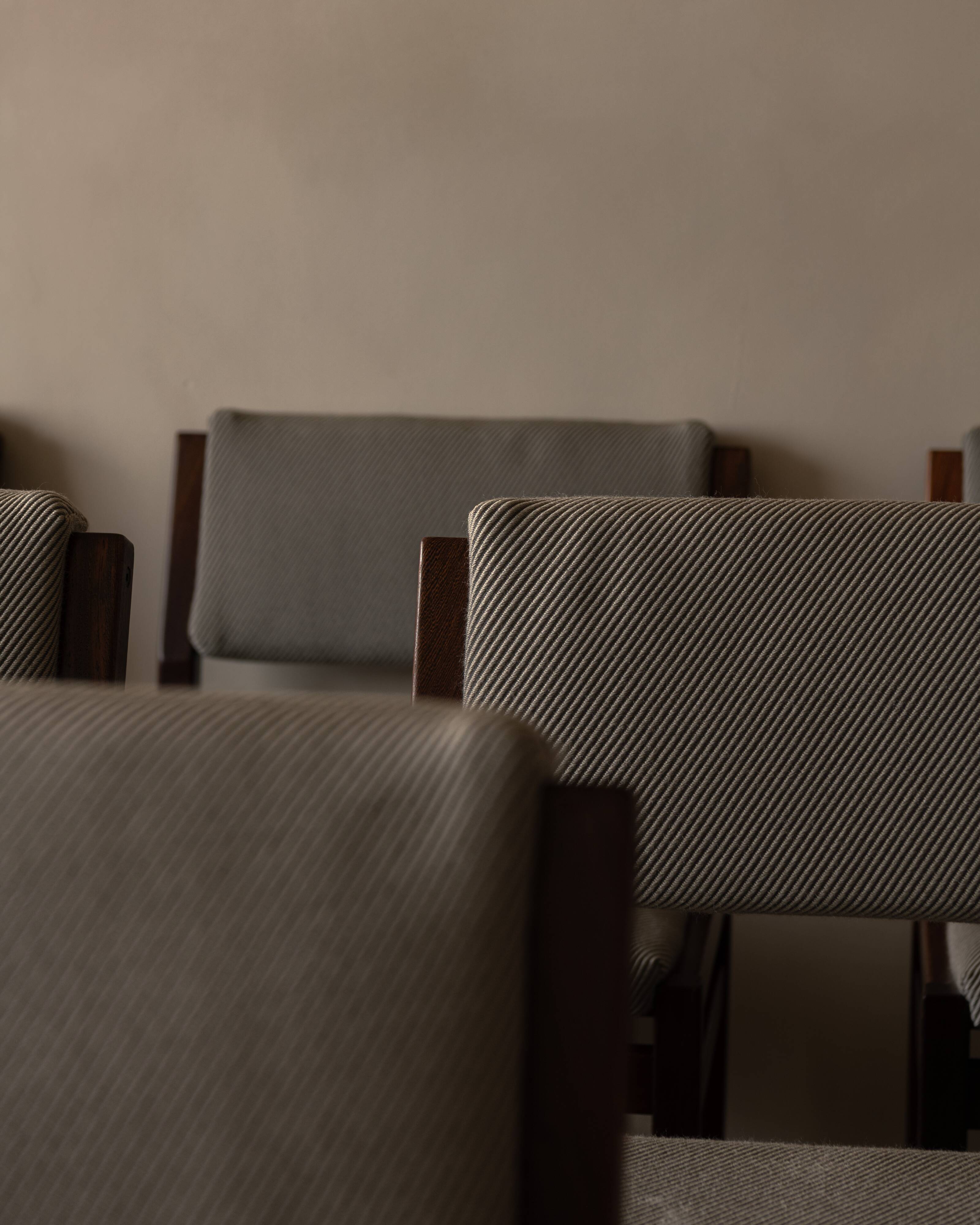 Set de 6 chaises de salle à manger Pastoe SA07 par Cees Braakman – Série japonaise, 1960
