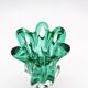 Vase Josef Hospodka Chřibská Cristal de Bohême Emerald Green 18 cm c60
