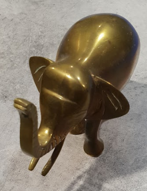 Éléphant laiton
