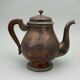 Theiere ou verseuse gallia christofle en metal argente prise bois france