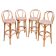 Ensemble de quatre tabourets de bar