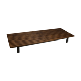 Large coffee table, bench with oak slats
