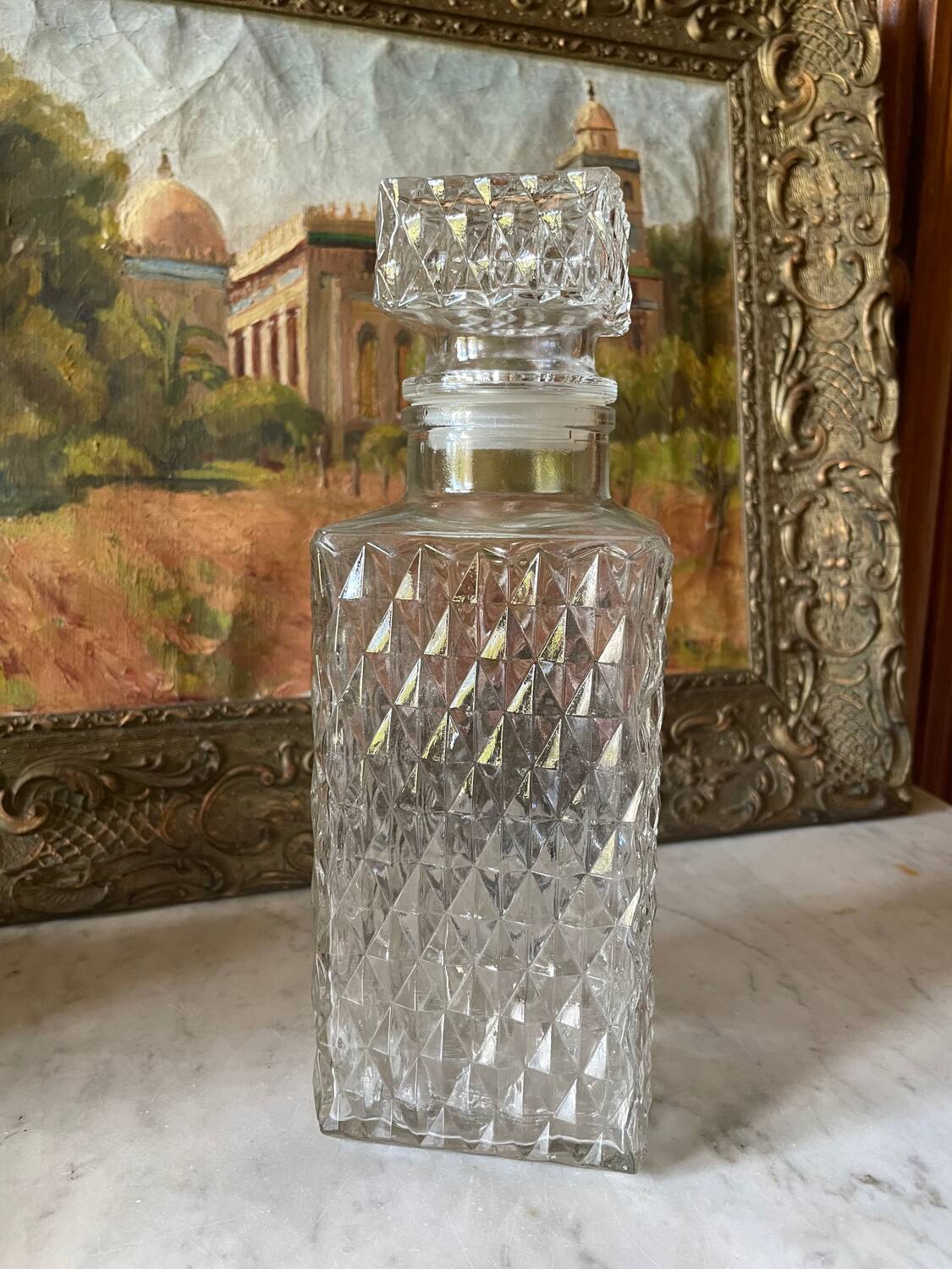 Carafe à whisky en verre