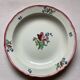 Round dish in Gien Earthenware, handmade Lorraine decor, 31 cm