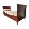 Directory bed in Mahogany and brass