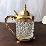 Candy box glass and brass