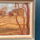 Original Swedish Oil on Panel – "Autumn Landscape" – Signed – Vintage and Framed – 46 × 36 cm (18.1" × 14.2")