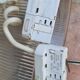 Paire de suspensions vintage de style industriel