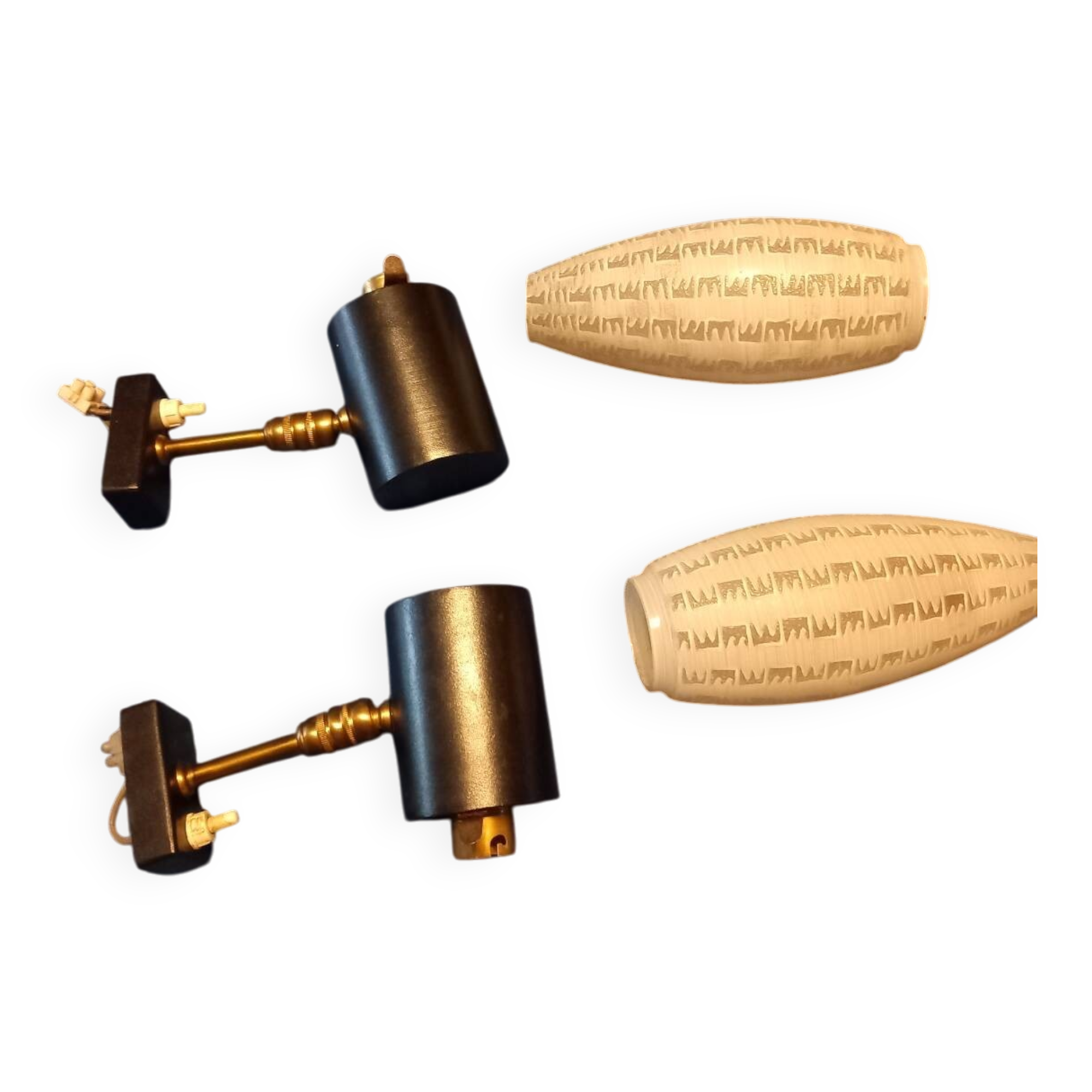 Pair of 1960s wall lights