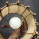 Pair of wall sconces in rattan