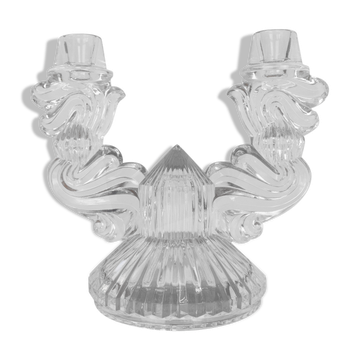 Chandelier en verre du milieu du siècle / bohême, années 1960