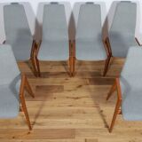Mid-century dining chairs from schou andersen, 1970