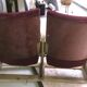 Vintage cinema bench 2 armchairs