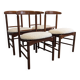 Set of 4 modernist chairs by Greta Magnusson Grossman, USA circa 1950
