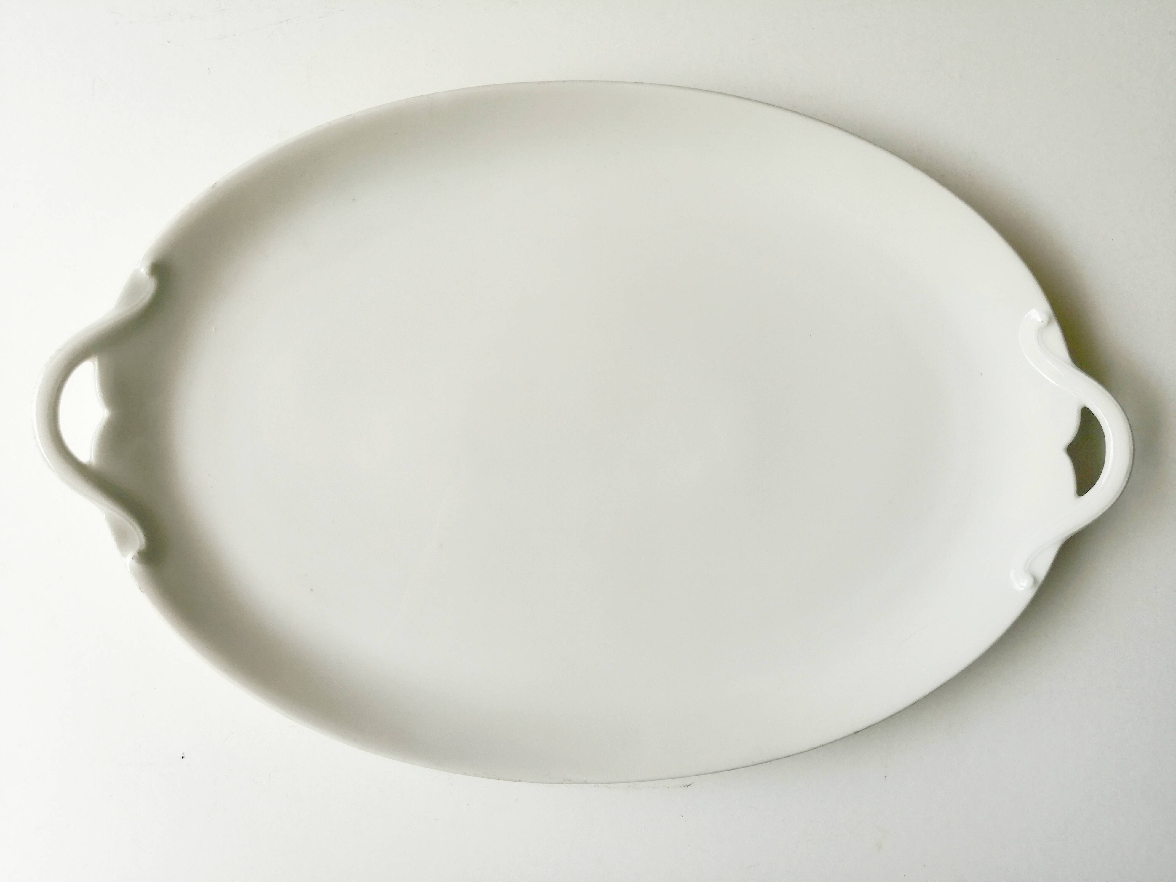 Oval dish by Gérard Dufraisseix & Abbot, 1930