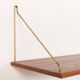 Danish mid-century floating shelves in teak, set of 3, 1960s