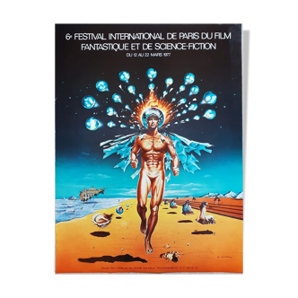 Affiche 6eme festival international de Paris du film fantastique et de science-fiction