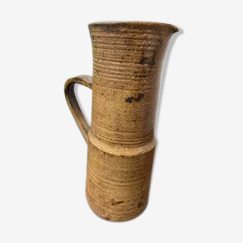 Old stoneware pitcher