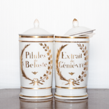 Pair of pharmacy jars