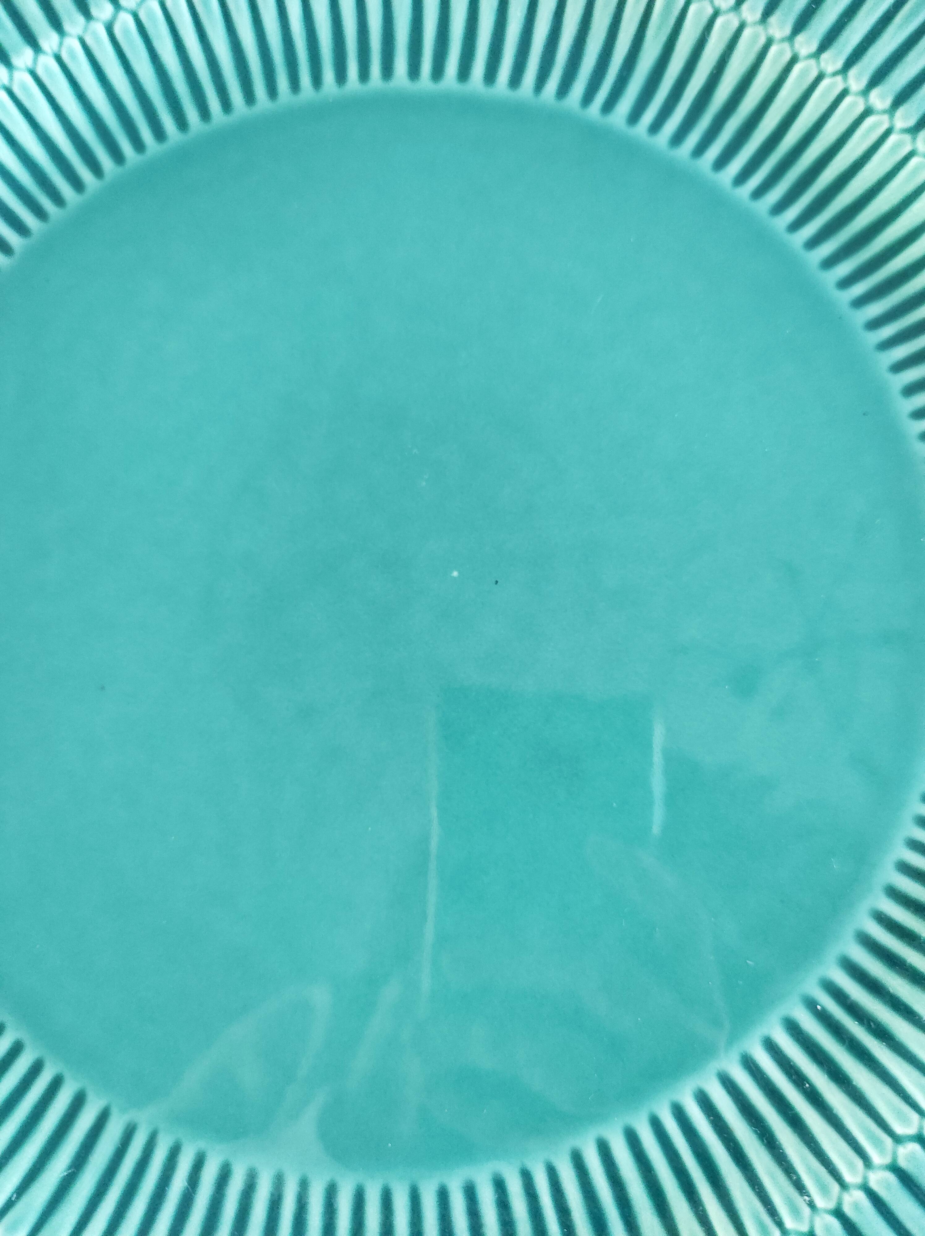 Royal Boch green earthenware dish 31 cm