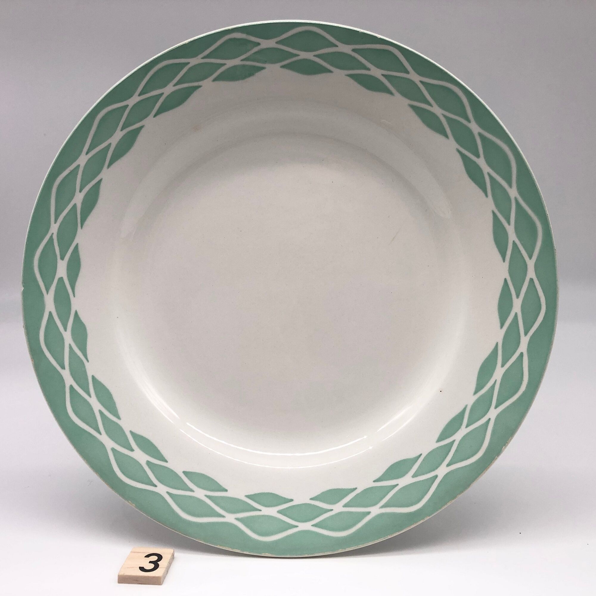 6 flat plates "Digoin Sarreguemines"- model Lola