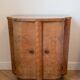 Pair of Art Deco bedside tables in walnut