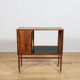 Mid-century rosewood bar with roller doors, Denmark, 1960s