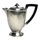 Art Deco, English silver-plated Sheffield ebony jug circa 1930