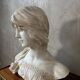 Marble bust of a woman