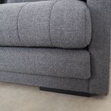 Canapé d'angle graphite, design scandinave, années 00