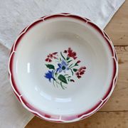 Antique hollow serving dish, Sarreguemines Digoin - José model.