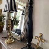 Golden brass lamp