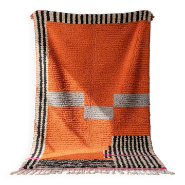 Natural wool rug 2.5 x 1.5 m
