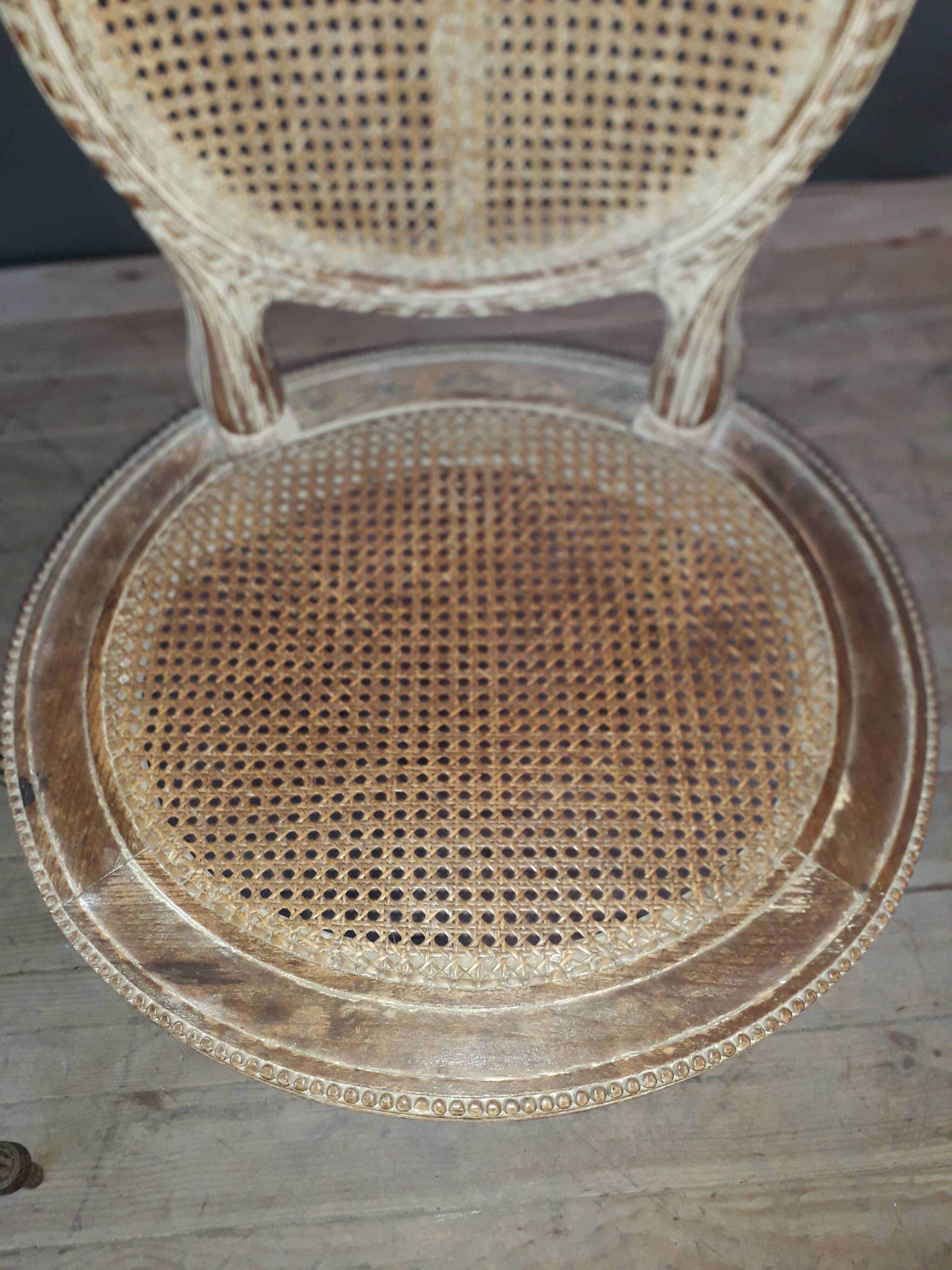 Pair of chair Louis XVI