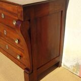 Very old walnut chest of drawers.
