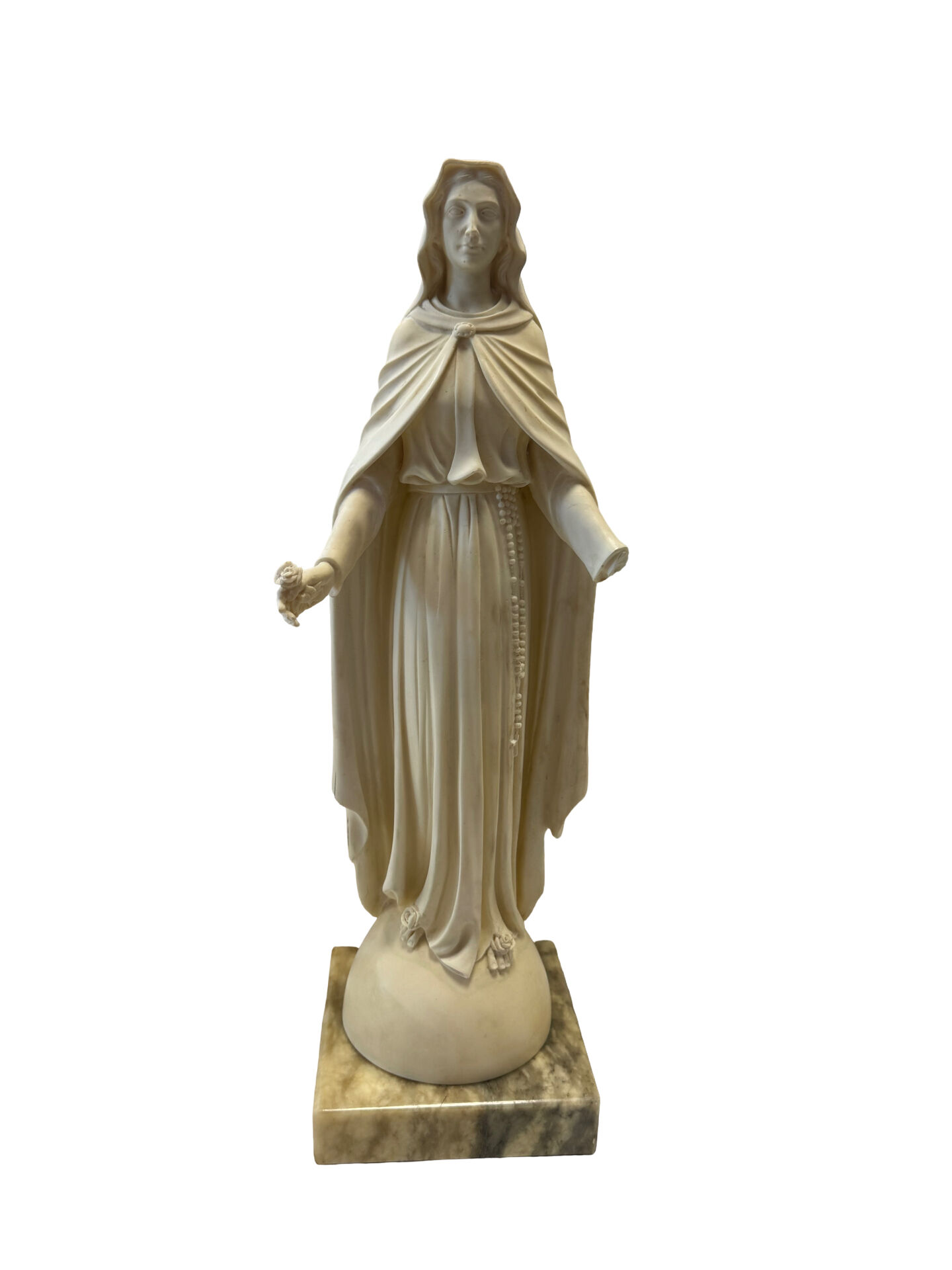 Virgin statue in resin