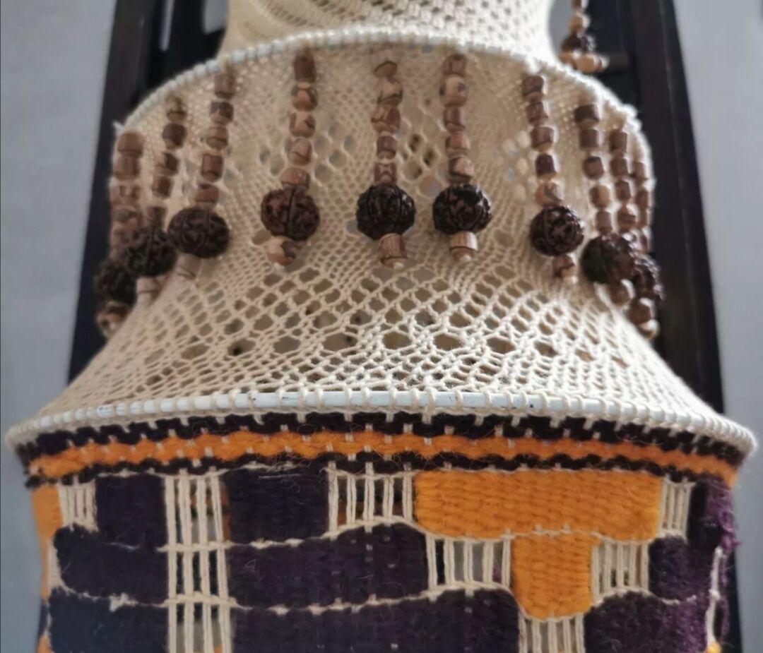 Macramé suspension 70s