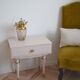 Pair of vintage bedsides - pink boudoir