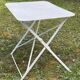 Vintage 1950s wrought iron folding garden table