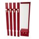 Vintage Wall-Mounted Coat Rack with Mirror and Drawer, 1960s, Czechoslovaki