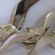 Wall Decoration Set 3 X Seagull / Swallow / Bird. Brass 70 / 80s