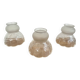 Lot 3 Tulips Antique Glass Cut Frosted Art Deco Lamps Lu