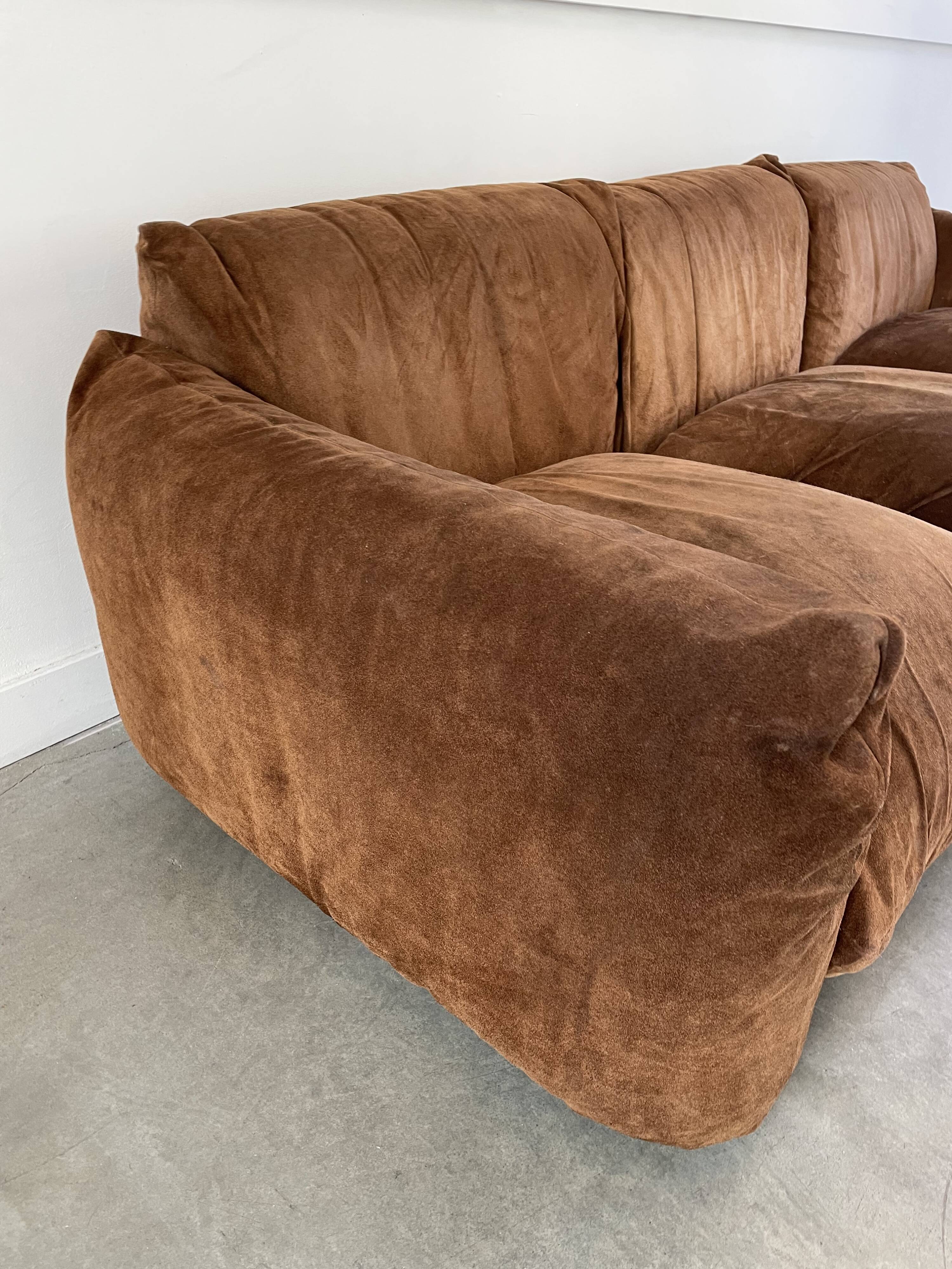 Marenco three-seater sofa by Mario Marenco for Arflex 1970s