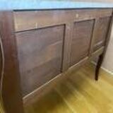 Louis XV style commode, in rosewood marquetry.