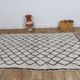 Handmade wool Berber rug 220 X 130 CM