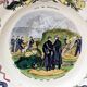 Set of 10 plates Creil & Montereau, Siege of Sebastopol, fine earthenware