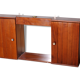 Mirrored teak medicine cabinet