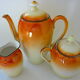 Art-deco bohemian porcelain tea or coffee