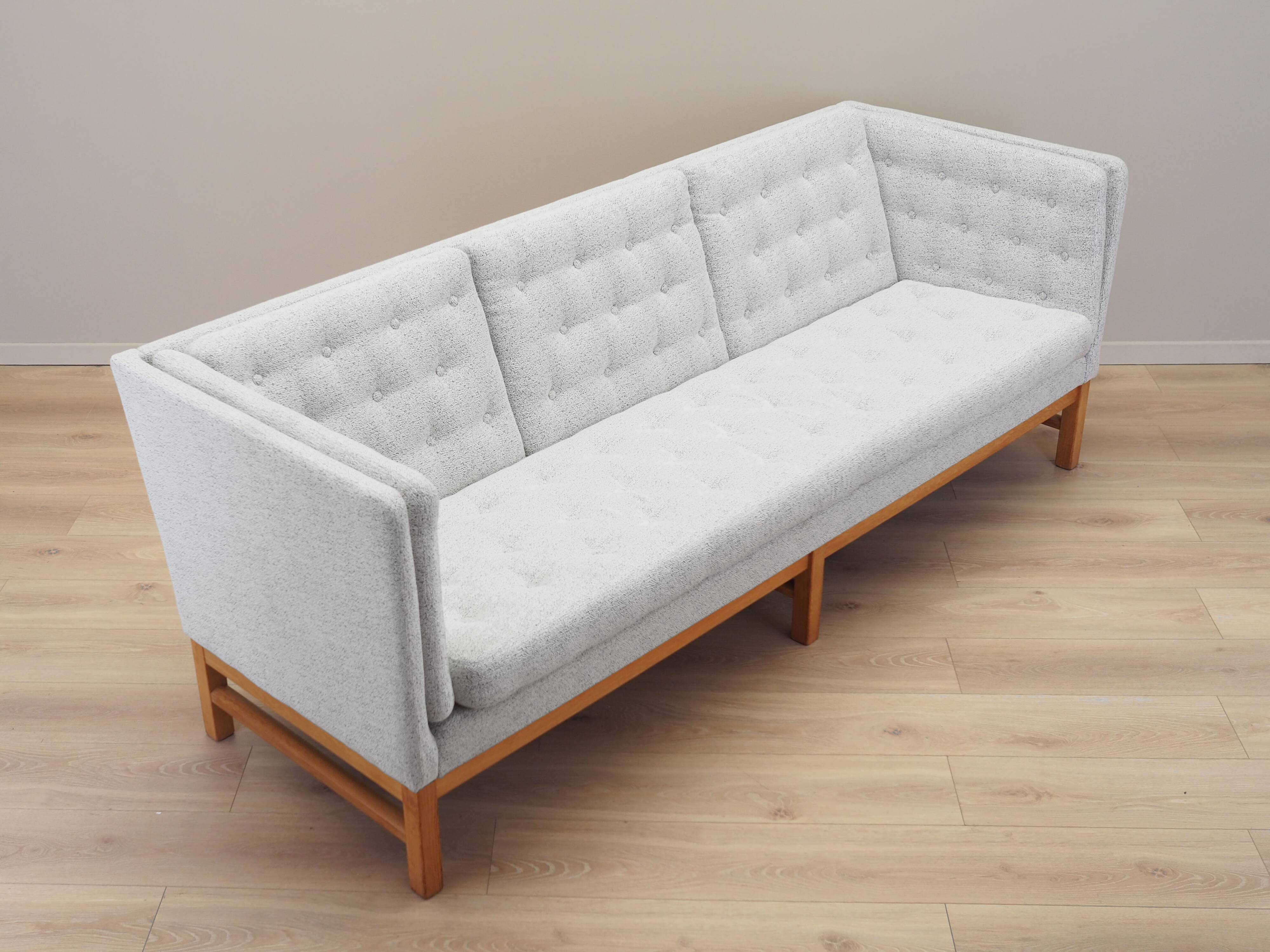 Oak sofa, Danish design, 1970s, manufactured by Erik Jørgensen Møbelfabrik
