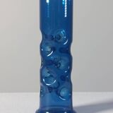 Vintage mid-century trio of handcrafted glass vases from Lauscha, Thuringia.